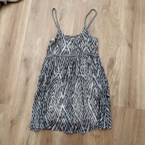 Free People Multicolor Geometric Spaghetti Strap Dress